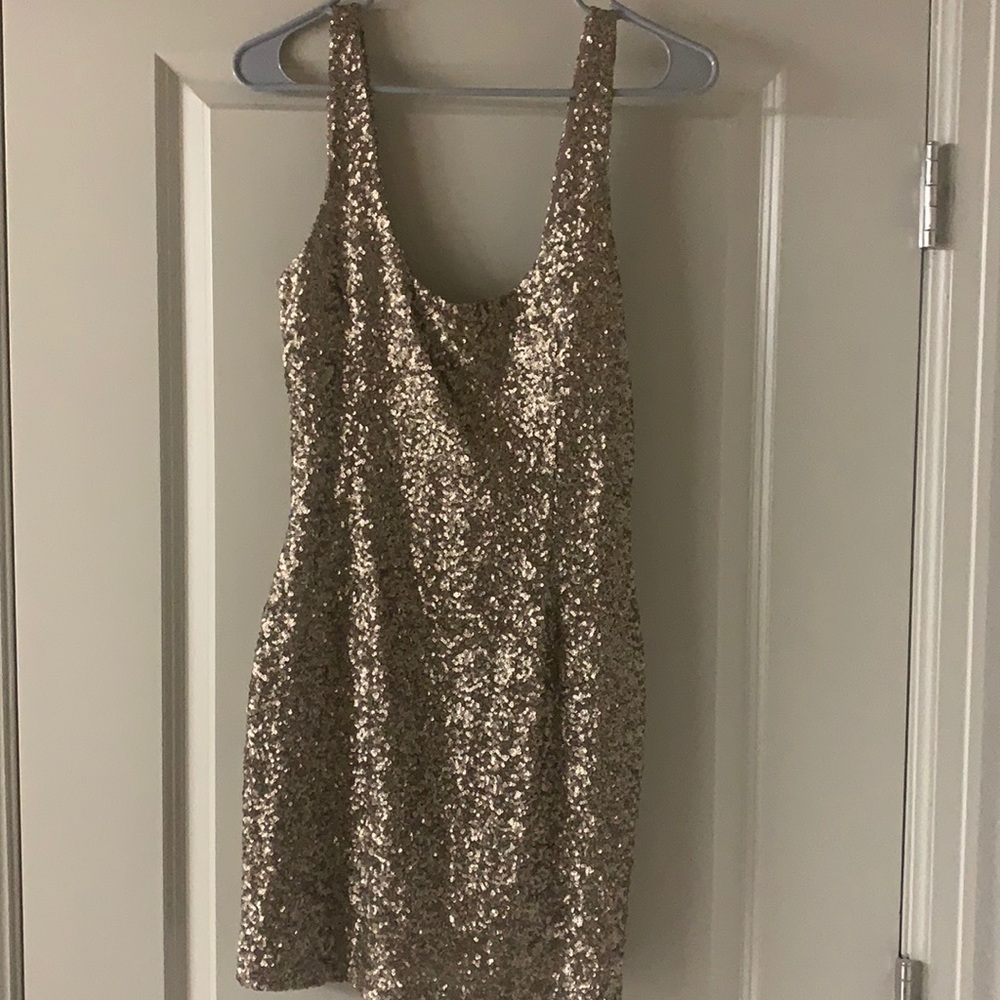 Gold TCEC Mini Dress